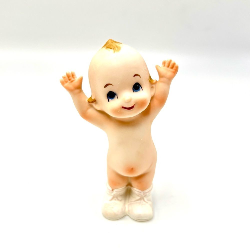 Kewpie Doll Bisque Porcelain‎ Kelvins Kitsch Decor Vintage Figurine Japan Baby
